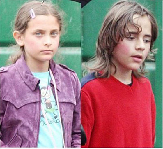 لأول مرة.. أبناء مايكل جاكسون في المدرسة!  صورة رقم 7