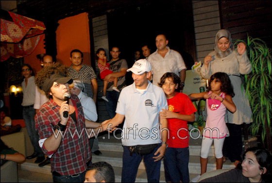 الأخ غير الشرعي لميريام فارس في حفل الجريني     صورة رقم 6