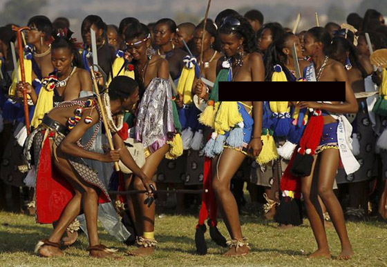 الملك مسواتي الثالث يقترن بزوجته الـ 13!!        صورة رقم 3