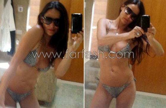 ديمي مور في الحمام.. بالبكيني!!  صورة رقم 1