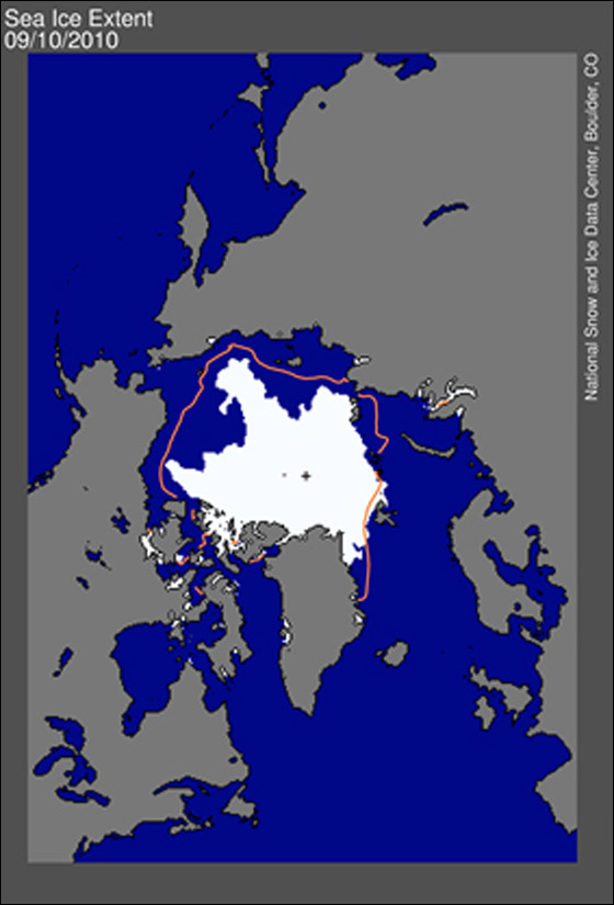 الخوف من ذوبان جليد القطب الشمالي خلال 20 عام! صورة رقم 1 الخوف من ذوبان جليد القطب الشمالي خلال 20 عام! صورة رقم 1