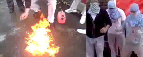 اعتقال ستة رجال صوروا انفسهم وهم يحرقون القرآن!!        صورة رقم 6