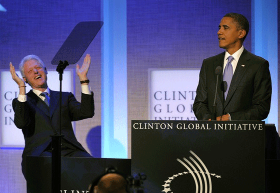 اوباما لكلينتون: حتى الآن لا اعلم كيف اقنعت ميشيل بالزواج بي  صورة رقم 4