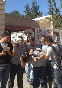 orange: كنا مع الثانويين بعرعرة وباقة وزيارتنا للمثلث يوم الأحد صورة رقم 2