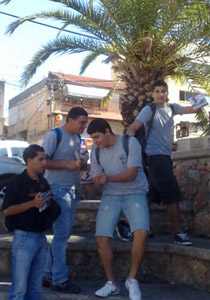 orange: كنا مع الثانويين بعرعرة وباقة وزيارتنا للمثلث يوم الأحد صورة رقم 1