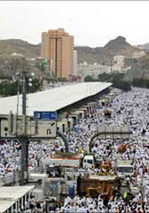 الحجاج يتوجهون لمشعر منى.. لقضاء الحجاج يتوجهون لمشعر منى.. لقضاء