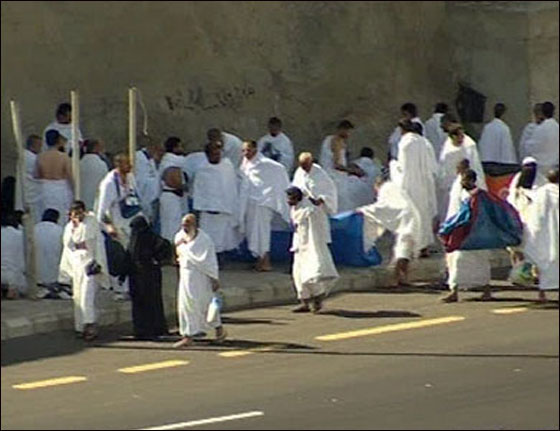 الحجاج يتوجهون لمشعر منى.. لقضاء الحجاج يتوجهون لمشعر منى.. لقضاء
