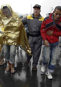 مهاجرون يحتجون على ترحيلهم من ايطاليا و