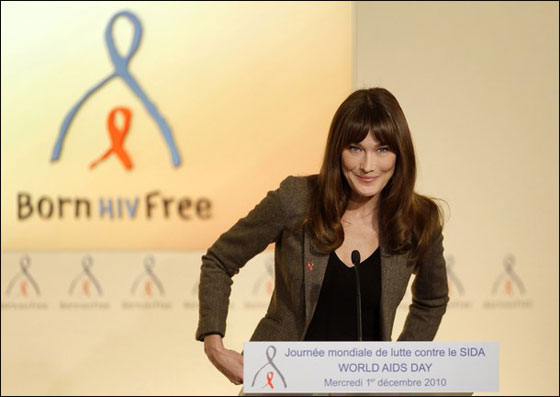 للوقاية من الايدز.. سيدة فرنسا ترحب بتصريح البابا!!  صورة رقم 5