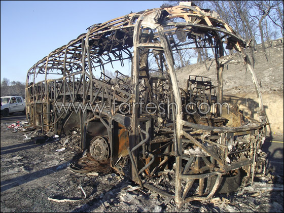 مسلسلات اون لاين يلتقط صورا للحافلة التي اشتعلت فيها النيران  صورة رقم 6