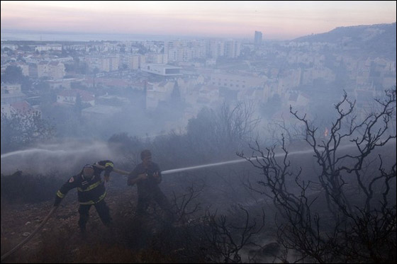 المزيد من الصور للكارثة في الكرمل  صورة رقم 27