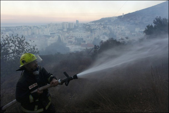 المزيد من الصور للكارثة في الكرمل  صورة رقم 41