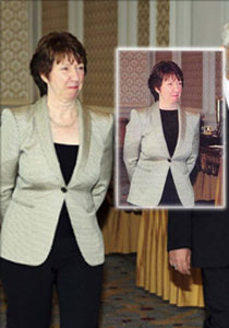 الصحف الايرانية تحشم لبس الليدي اشتون وتعدل صورتها صورة رقم 1