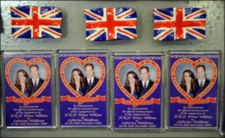 واقيات ذكرية كتذكار لزفاف الامير وليام ولعلاقة ممنوعة ملكية!  صورة رقم 8