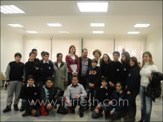 بالصور.. كريستينا صوايا تزور بالصور.. كريستينا صوايا تزور