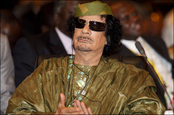 القذافي يهدد: 