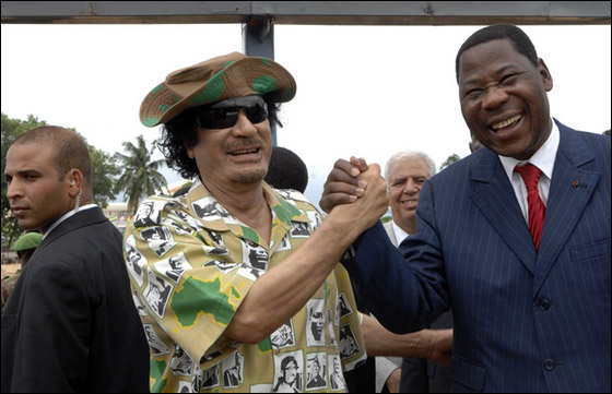 القذافي يهدد: 