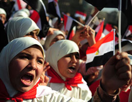 القاهرة: مباراة بين الرجال والنساء لتعزيز مكانة المراة في السياسة  صورة رقم 1