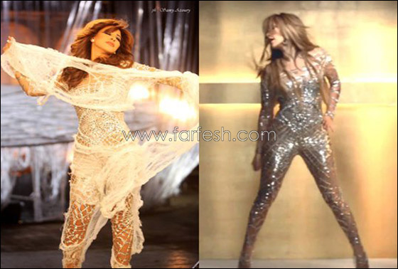 بالصور.. جنيفر لوبيز تقلد نجوى كرم عدة مرات!  صورة رقم 3