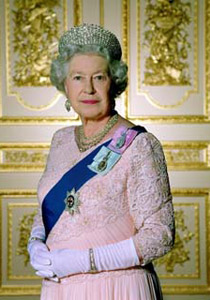 الملكة اليزابيث تستخدم الـ