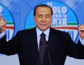 برلسكوني: اليساريون لا يغتسلون وهم  يردون عليه بأنهم نظيفون اصلا! صورة رقم 1