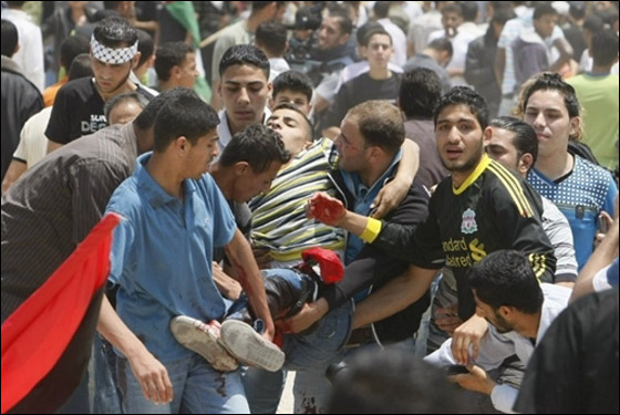 ارتفاع عدد شهداء ذكرى النكبة الى 15 في الجولان وراس مارون وغزة صورة رقم 30