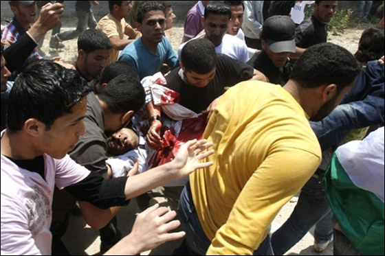 ارتفاع عدد شهداء ذكرى النكبة الى 15 في الجولان وراس مارون وغزة صورة رقم 31