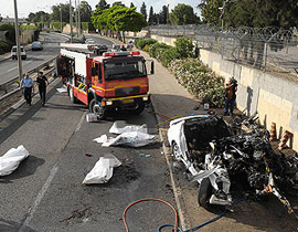 مصرع أربعة شبان من عكا في حادث سير مروع في حيفا صورة رقم 1