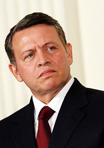 الملك عبدالله الثاني متشائما: الملك عبدالله الثاني متشائما: