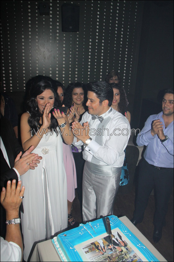 بالصور.. هشام الحاج وأمينة في الملهى الليلي!!      صورة رقم 3