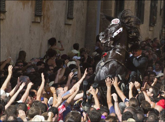 في استعراض مميز.. خيول اسبانيا تحتفل بيوم يوحنا المعمدان  صورة رقم 7