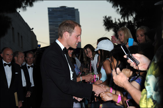 الأمير وليام وكيت ضيفا شرف جوائز البافتا في لوس انجلوس  صورة رقم 6