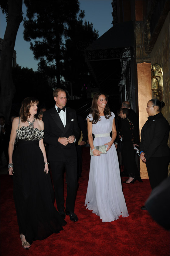 الأمير وليام وكيت ضيفا شرف جوائز البافتا في لوس انجلوس  صورة رقم 21