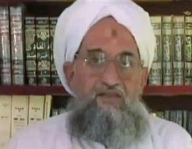 الظواهري يلقي كلمة 