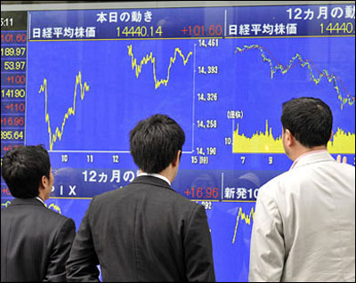 المؤشر القياسي للاسهم اليابانية يقفز الى اعلى مستوى صورة رقم 1