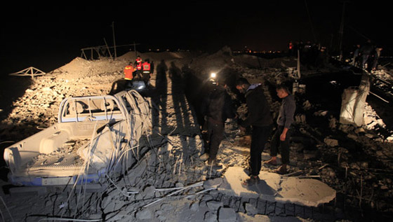 سقوط قتيل وجرح اخرين بغارة اسرائيلية على قطاع غزة!  صورة رقم 6