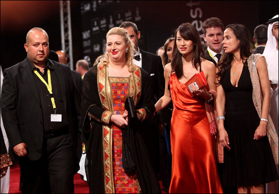 سهى عرفات راضية عن 