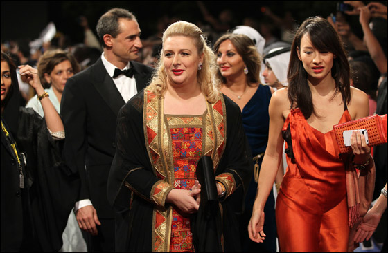 سهى عرفات راضية عن 