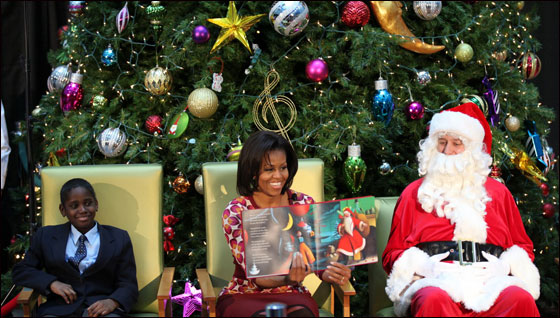 بالصور: سيدة امريكا الاولى تقرا القصص للاطفال بالمستشفيات  صورة رقم 1