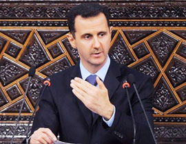  الاسد يرتدي سترة واقية وزواره يخضعون لتفتيش دقيق! صورة رقم 1