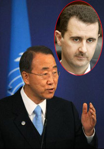 بان كي مون: بشار الأسد مسؤول عن أرواح شعبه وحقوقهم! صورة رقم 1