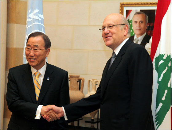 متوجها الى لبنان: بان كي مون يطالب حزب الله بتسليم سلاحه للدولة  صورة رقم 8