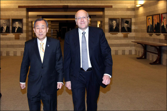 متوجها الى لبنان: بان كي مون يطالب حزب الله بتسليم سلاحه للدولة  صورة رقم 9