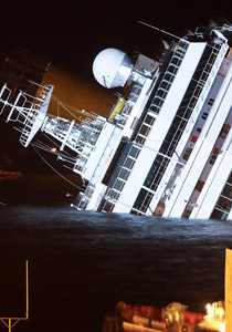 تسرب النفط من الباخرة 