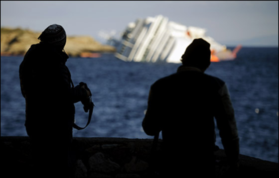 تسرب النفط من الباخرة 