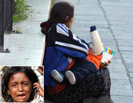 أم تفقأ عيني طفلتها لتستخدمها في التسوّل! صورة رقم 1