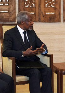 الاسد لا يعترف بعنان كممثل للجامعة العربية ويرفض اقتراحاته! صورة رقم 2