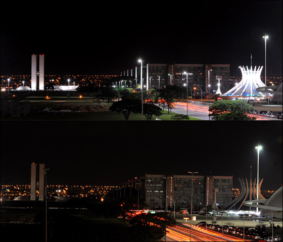 بالصور: أشهر معالم الارض تطفئ انوارها احتفالاً بـ