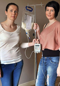 بريطانية مصابة بمرض نادر تتغذى من القلب بعد استئصال أمعائها!!  صورة رقم 1