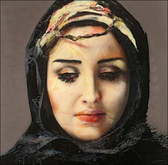 بالصور: فنانة اسبانية تدافع عن الحجاب بمعرض رسوماتها  صورة رقم 6